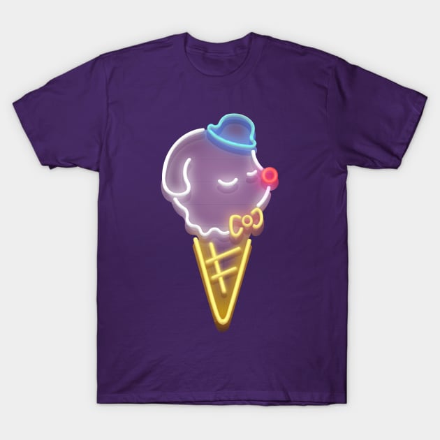 Neon Ice Cream T-Shirt by zkozkohi